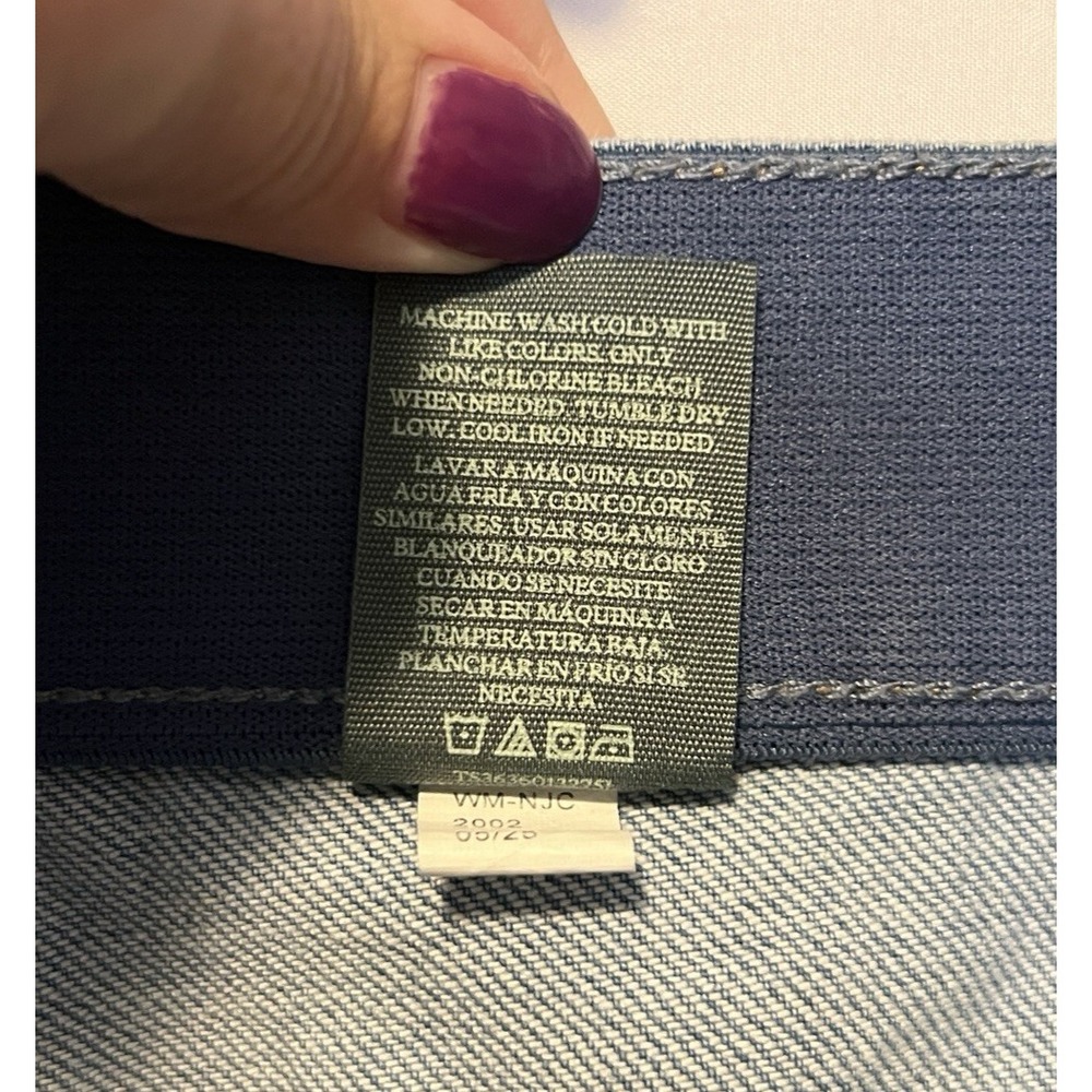 Terra & Sky Women's Size 20W Flare Leg Light Blue Denim Jeans Button & Zip Waist - Picture 11 of 15